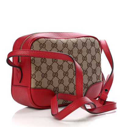 Gucci Monogram Mini Bree Messenger Bag Red 3 of 11