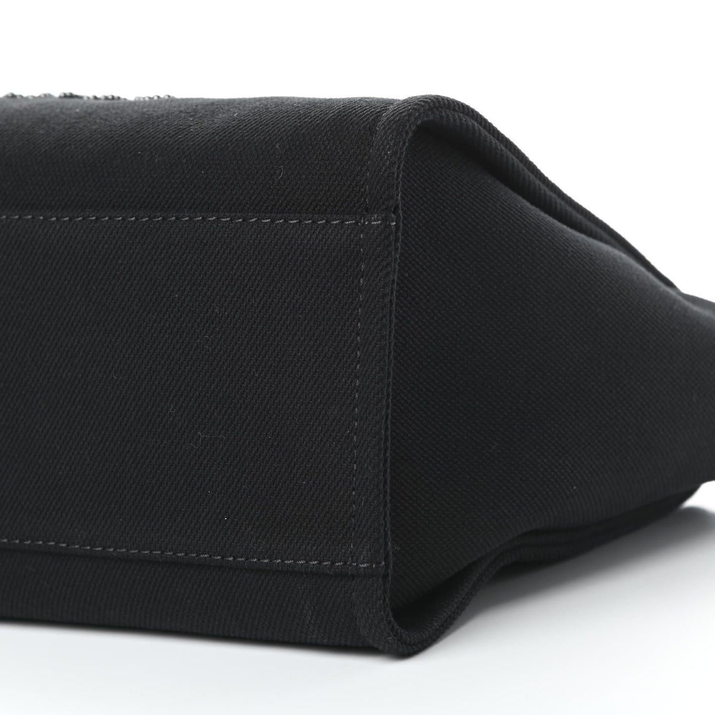 Canvas Pearl Medium Deauville Tote Black