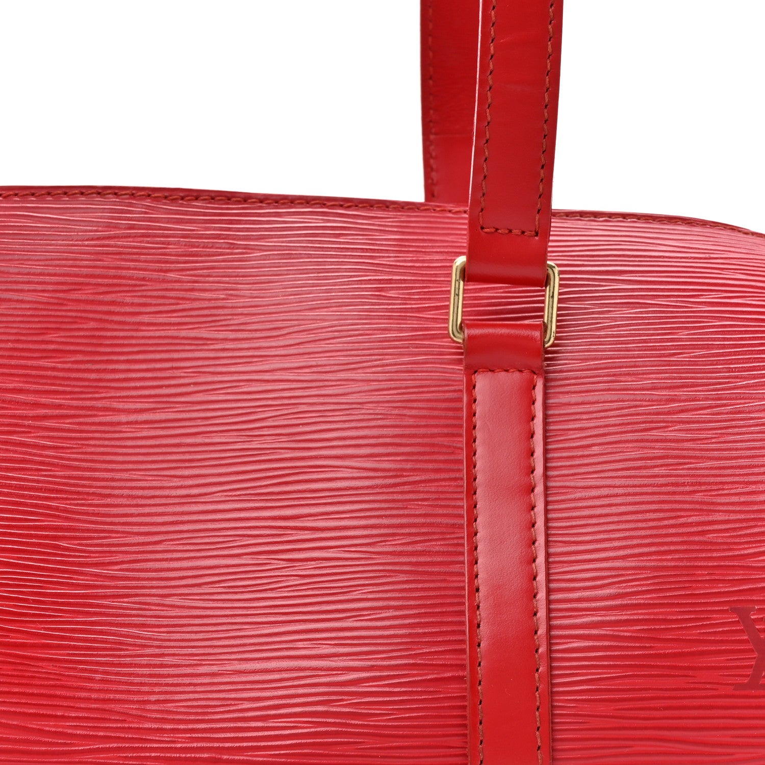 Louis Vuitton Epi Soufflot Castillan Red 9 of 15