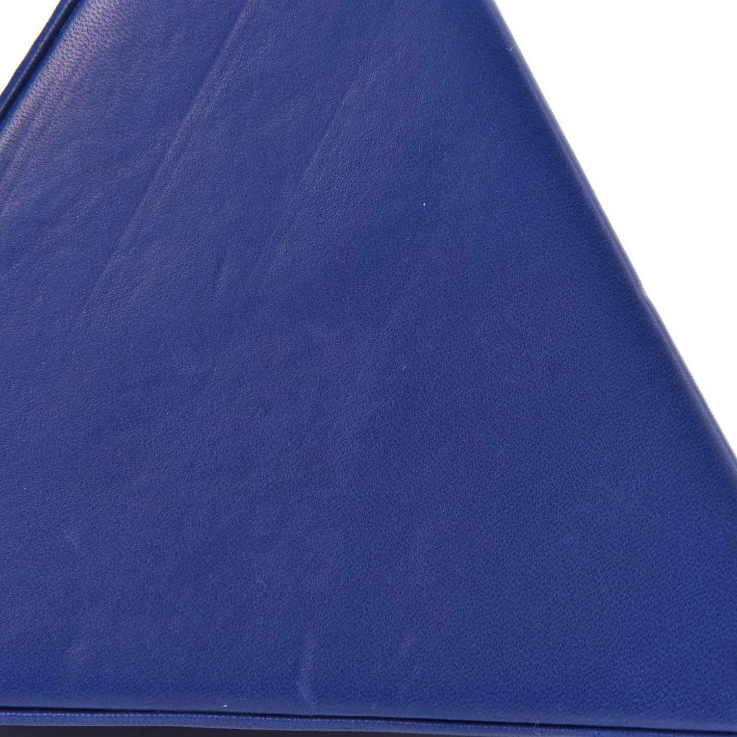 Lambskin Pyramid Clutch Blue