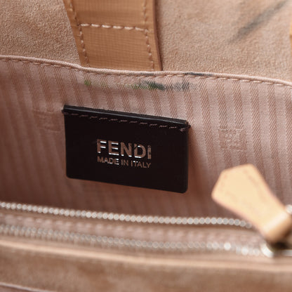 Fendi Vitello Vernice Camoscio Petite 2Jours Tote Make Up 13 of 17