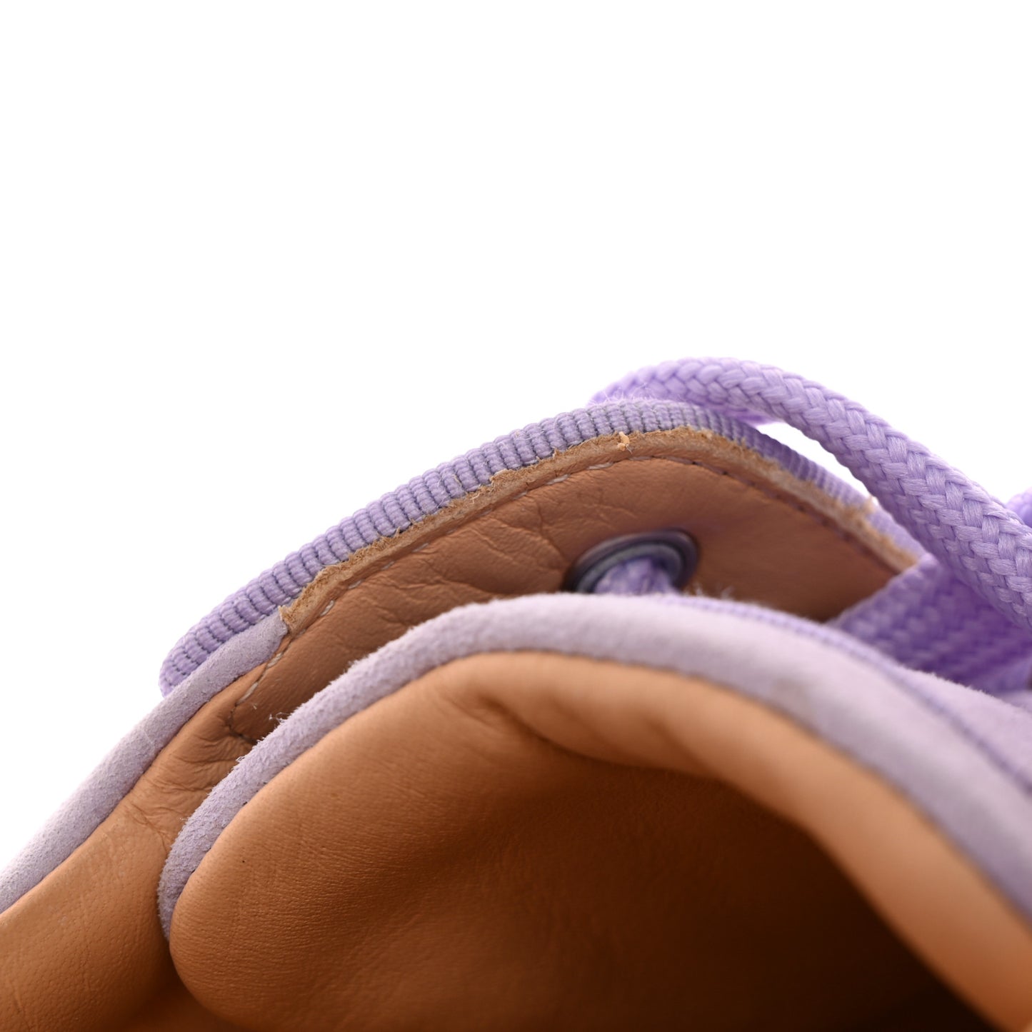 Veau Velours Louis Junior Flat Sneakers 40 Lilac Smoke