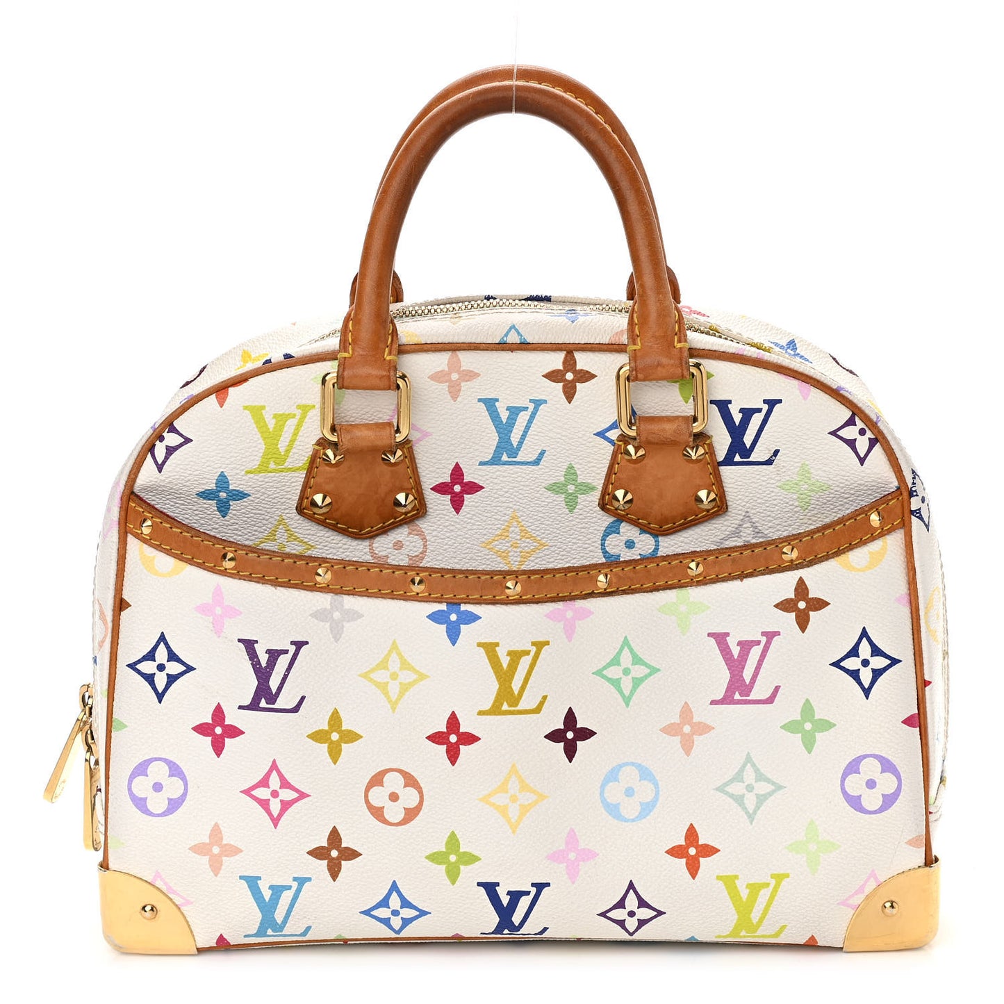 Monogram Multicolor Trouville White