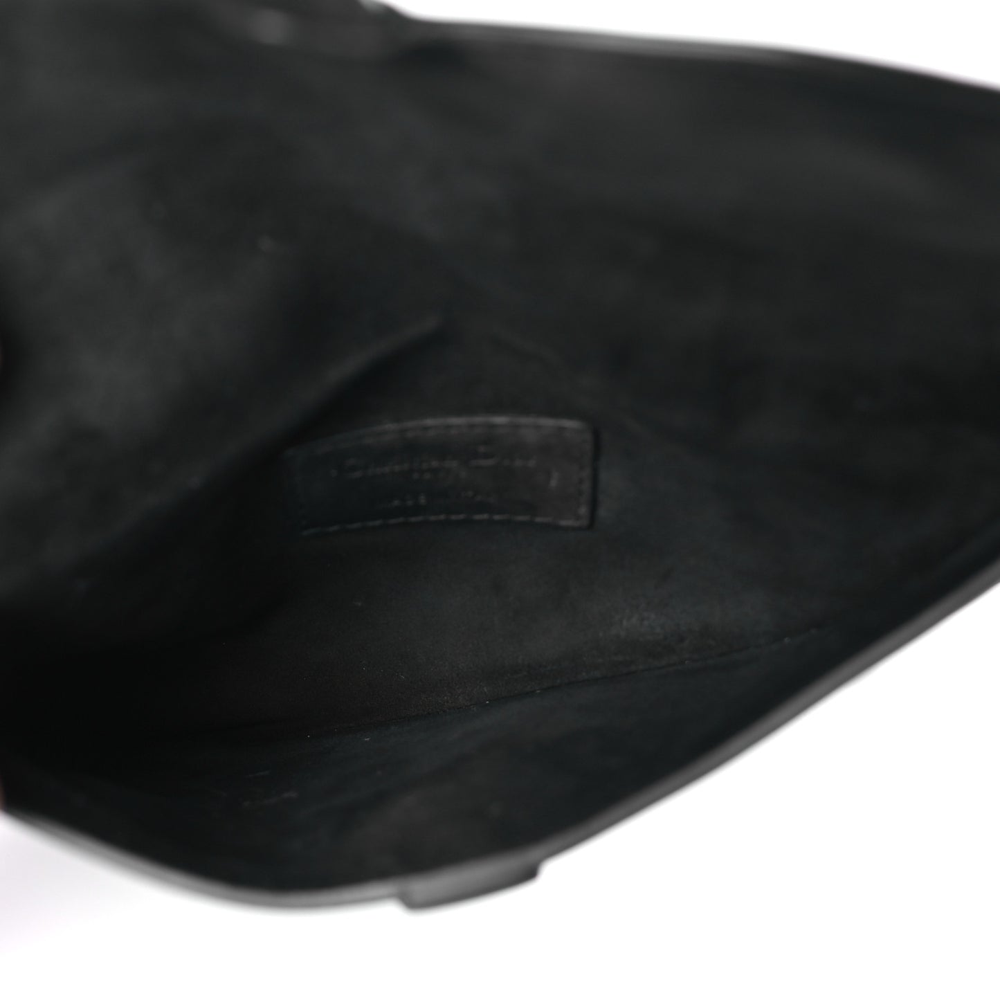 Ultra Matte Calfskin Saddle Belt Bag Black
