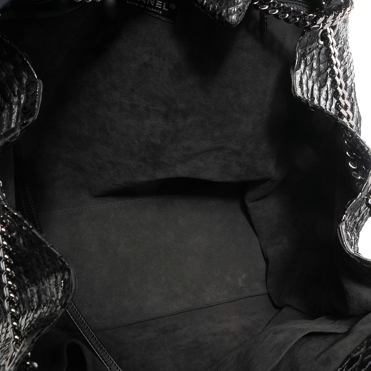 Chanel Python Large Tote Black 5 of 7