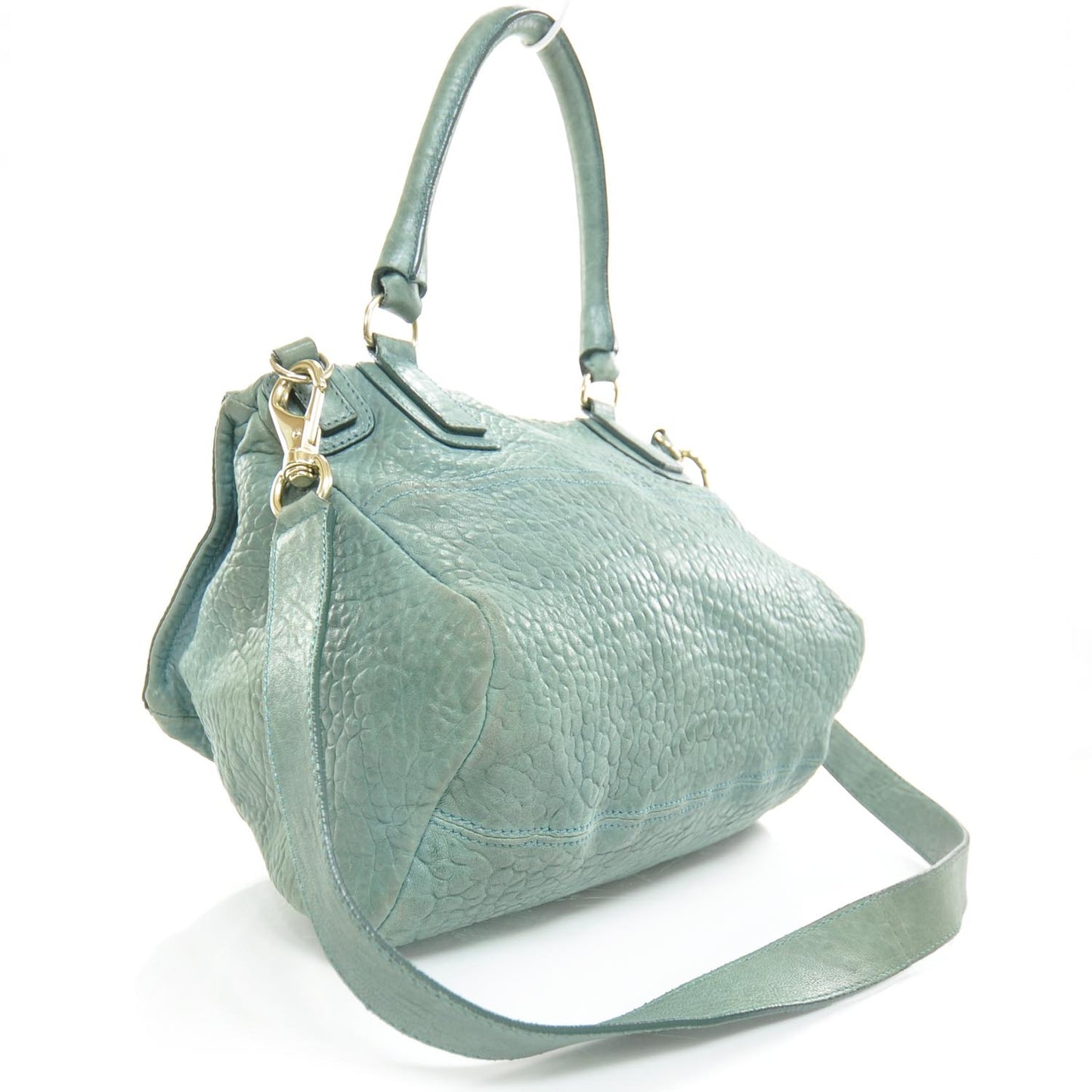 Pebbled Calfskin Medium Pandora Peacock