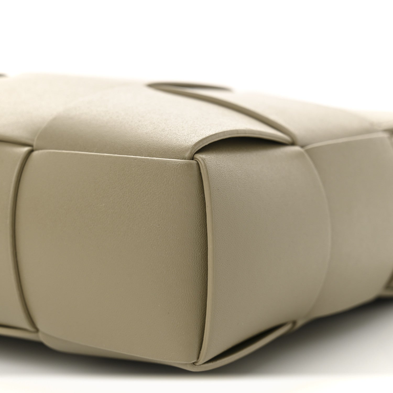 Bottega Veneta Lambskin Maxi Intrecciato Cassette Camera Bag