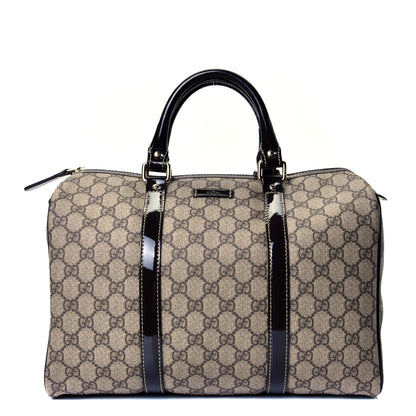 Gucci GG Plus Monogram Medium Joy Boston Dark Brown 1 of 4