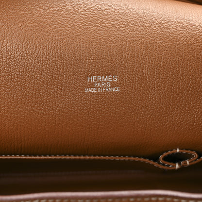 Hermes Taurillon Clemence Jypsiere 37 Gold 6 of 11