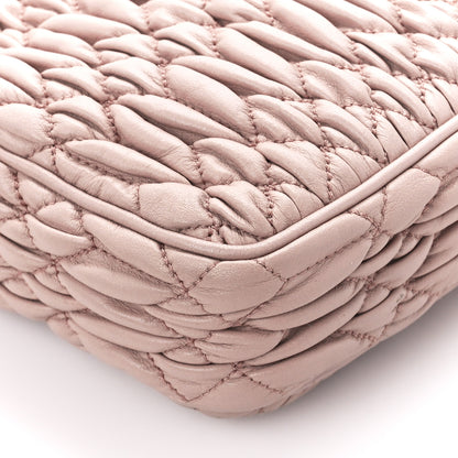 Miu Miu Nappa Matelasse Crystal Camera Bag Cammeo 10 of 11