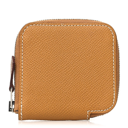 Hermes Epsom Silk'in Coin Purse Sesame 1 of 10