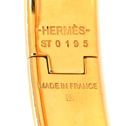 Hermes Enamel Narrow Clic Clac H Bracelet PM White 5 of 5