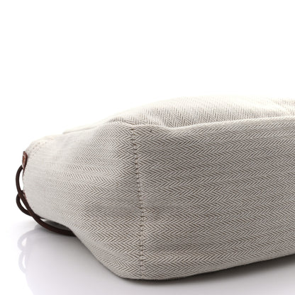 Hermes Canvas Barenia Fourbi 25 MM Pouch Naturel Fauve 7 of 8