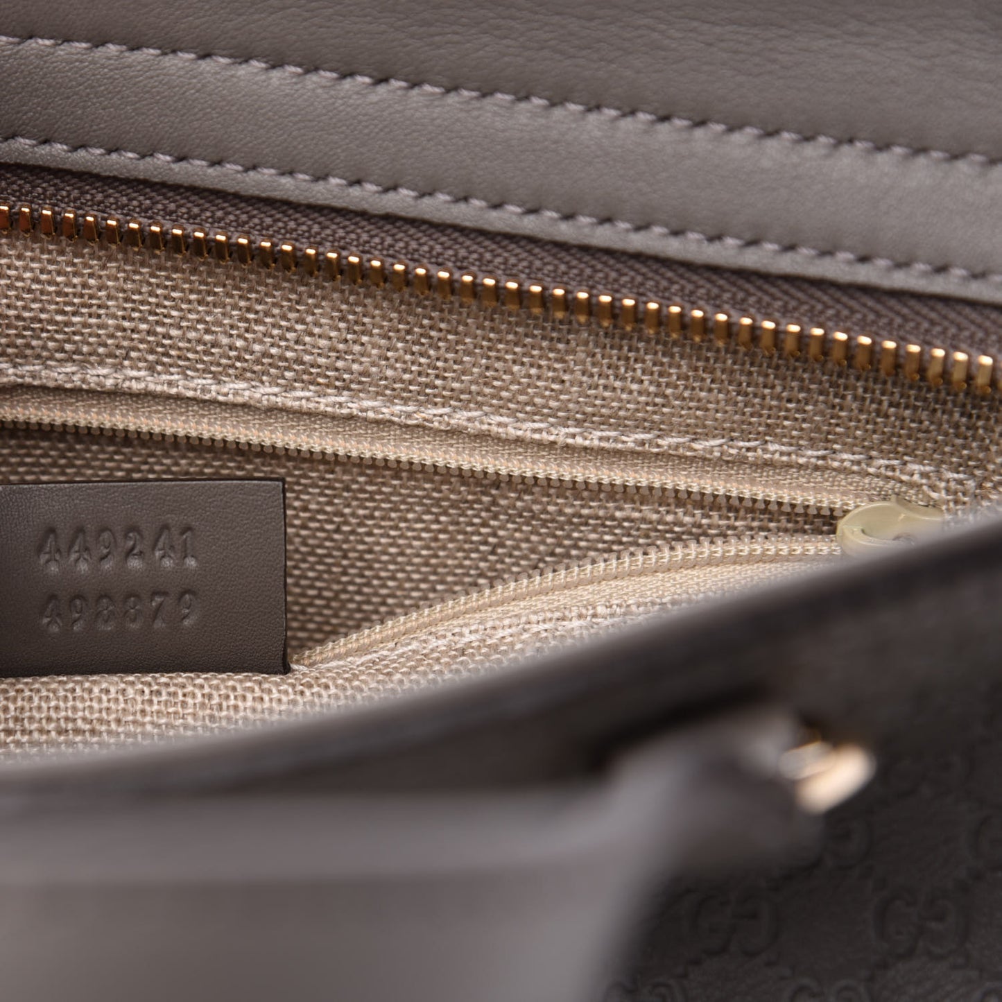 Microguccissima Small Bree Tote Graphite