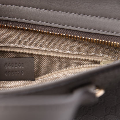 Gucci Microguccissima Small Bree Tote Graphite 8 of 12