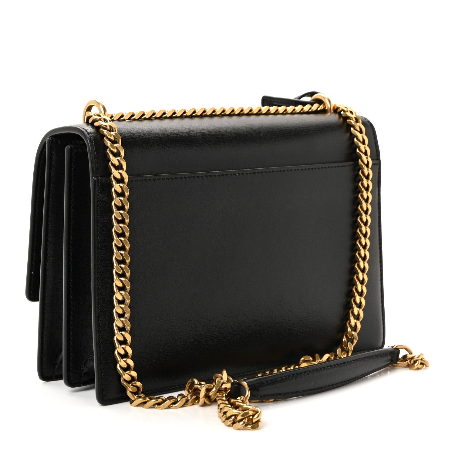 Saint Laurent Calfskin Medium Monogram Sunset Black 3 of 9
