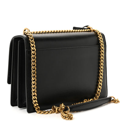 Saint Laurent Calfskin Medium Monogram Sunset Black 3 of 9