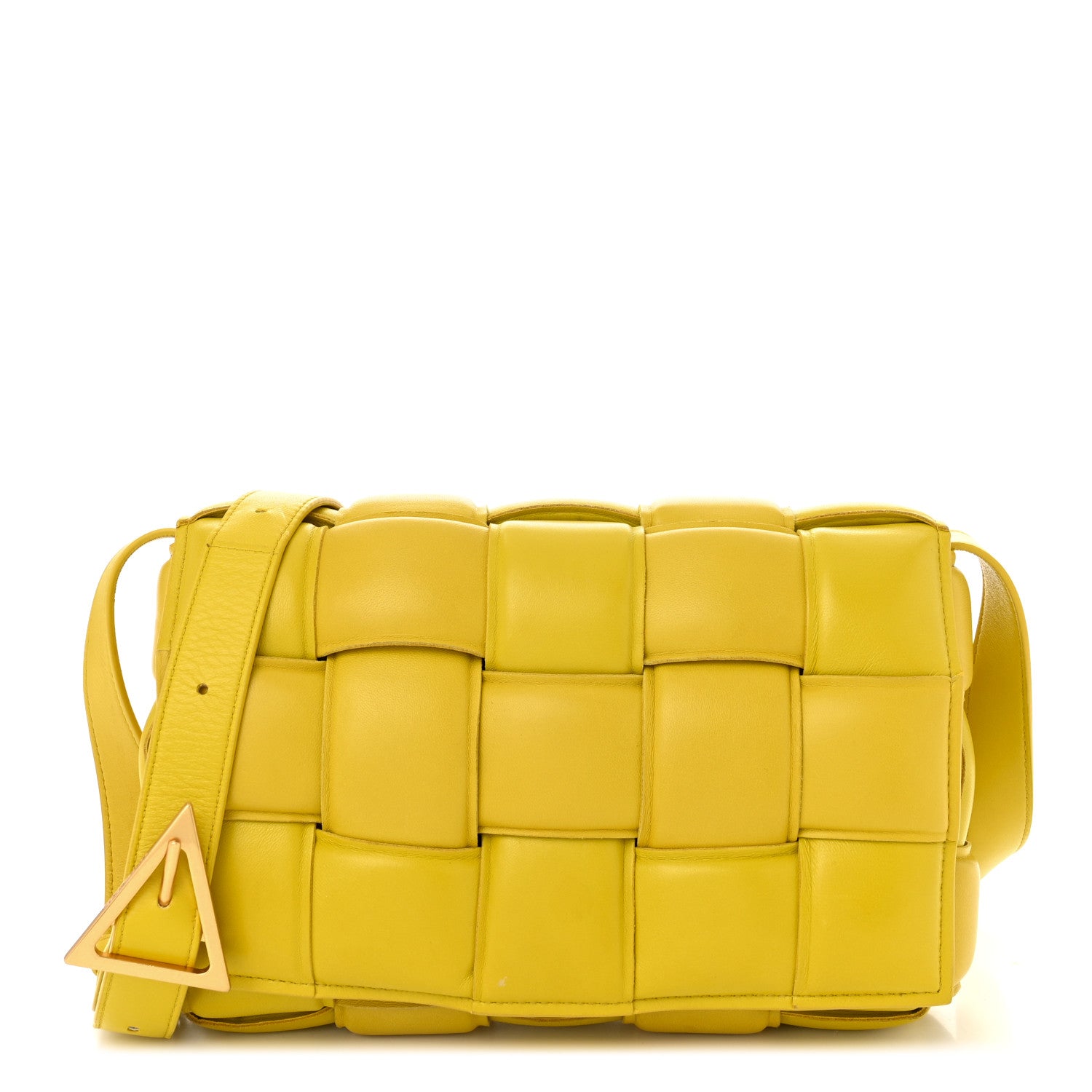 Bottega Veneta Nappa Maxi Intreccio Padded Cassette Crossbody Bag Buttercup 1 of 11