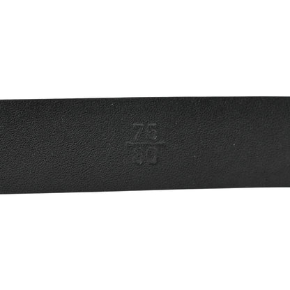 Chanel Calfskin Crystal Pearl CC Vendome Belt 75 30 Black 4 of 7