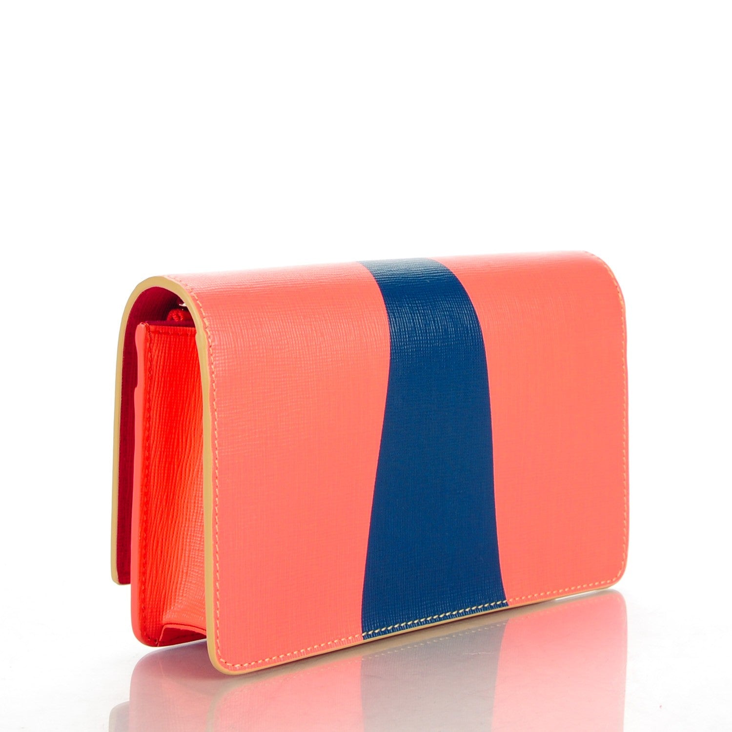 Fendi Vitello Elite Crystal Eye Monster Tube Wallet On Chain Bellini Multicolor 3 of 8