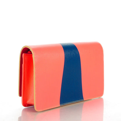 Fendi Vitello Elite Crystal Eye Monster Tube Wallet On Chain Bellini Multicolor 3 of 8