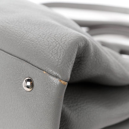 Miu Miu Goatskin Madras Top Handle Double Zip Tote Marmo 14 of 15