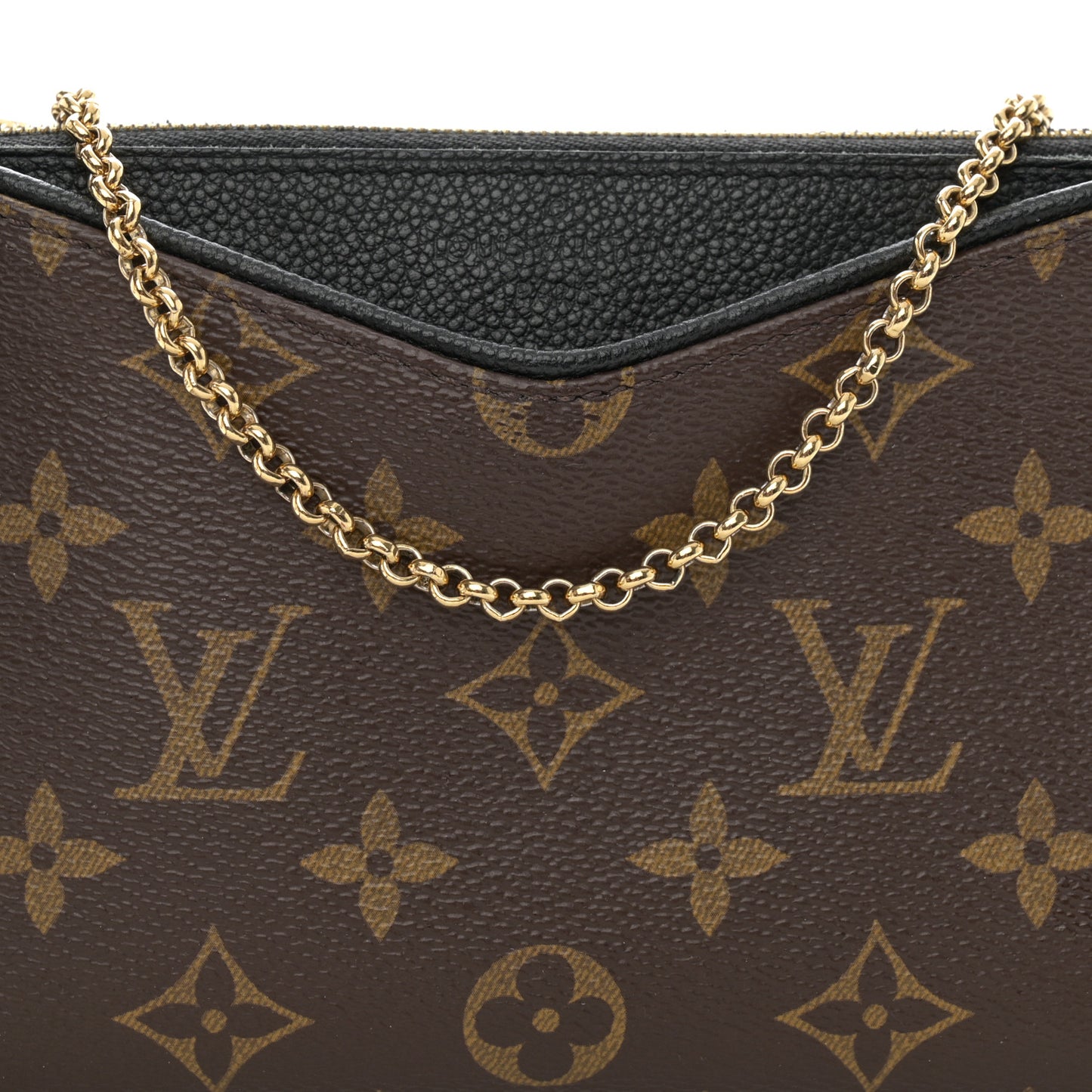Monogram Pallas Clutch Black