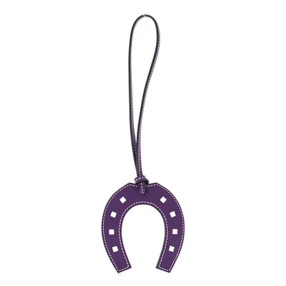 Hermes Swift Paddock Horseshoe Bag Charm Ultraviolet 1 of 4