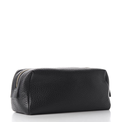 Gucci Pebbled Calfskin Large Soho Cosmetic Case Black 2 of 9