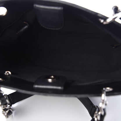 Chanel Caviar Quilted Petit Shopping Tote PST Black 5 of 7