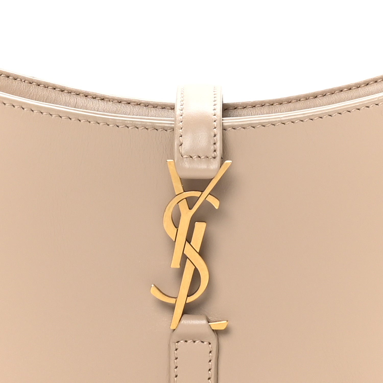 Saint Laurent Vegetable Le 5 A 7 Mini Hobo Dark Beige 8 of 10