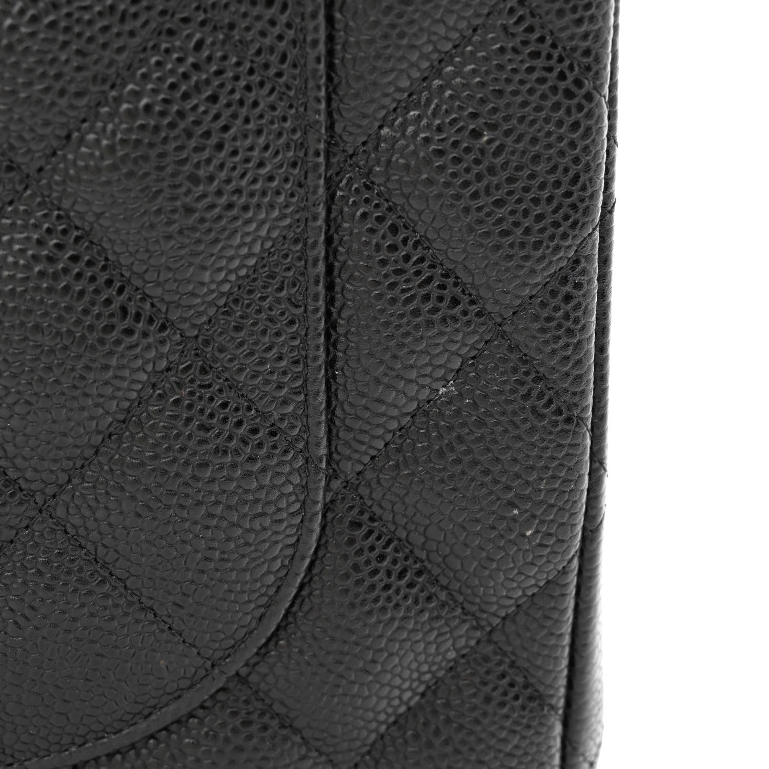 Chanel Caviar Quilted Jumbo Double Flap Black 13 of 14
