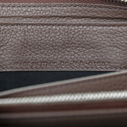 Christian Dior Oblique Zip Around Travel Wallet Brown Navy 7 of 8