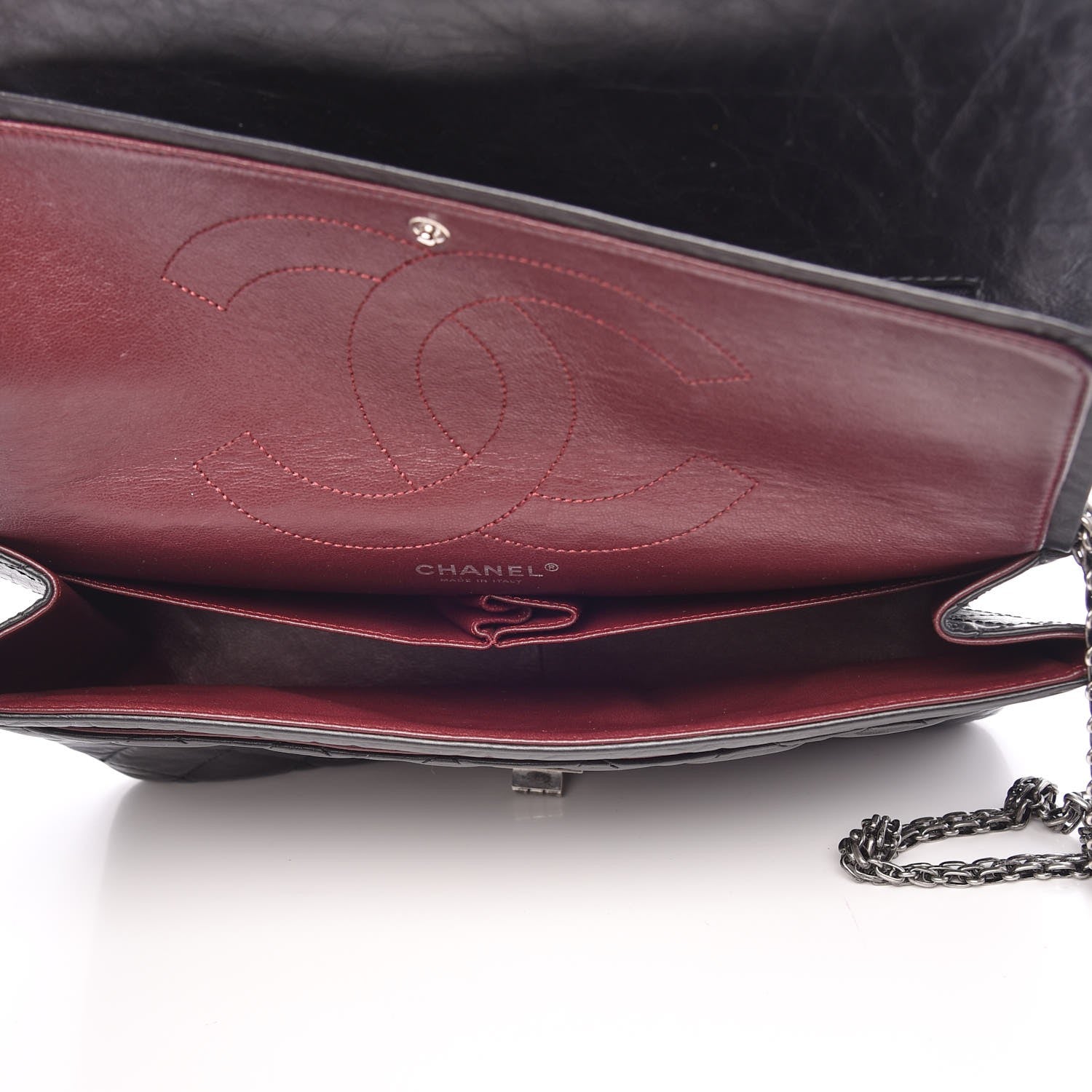 Chanel Aged Calfskin Quilted 2.55 Reissue 227 Flap Black 5 of 9