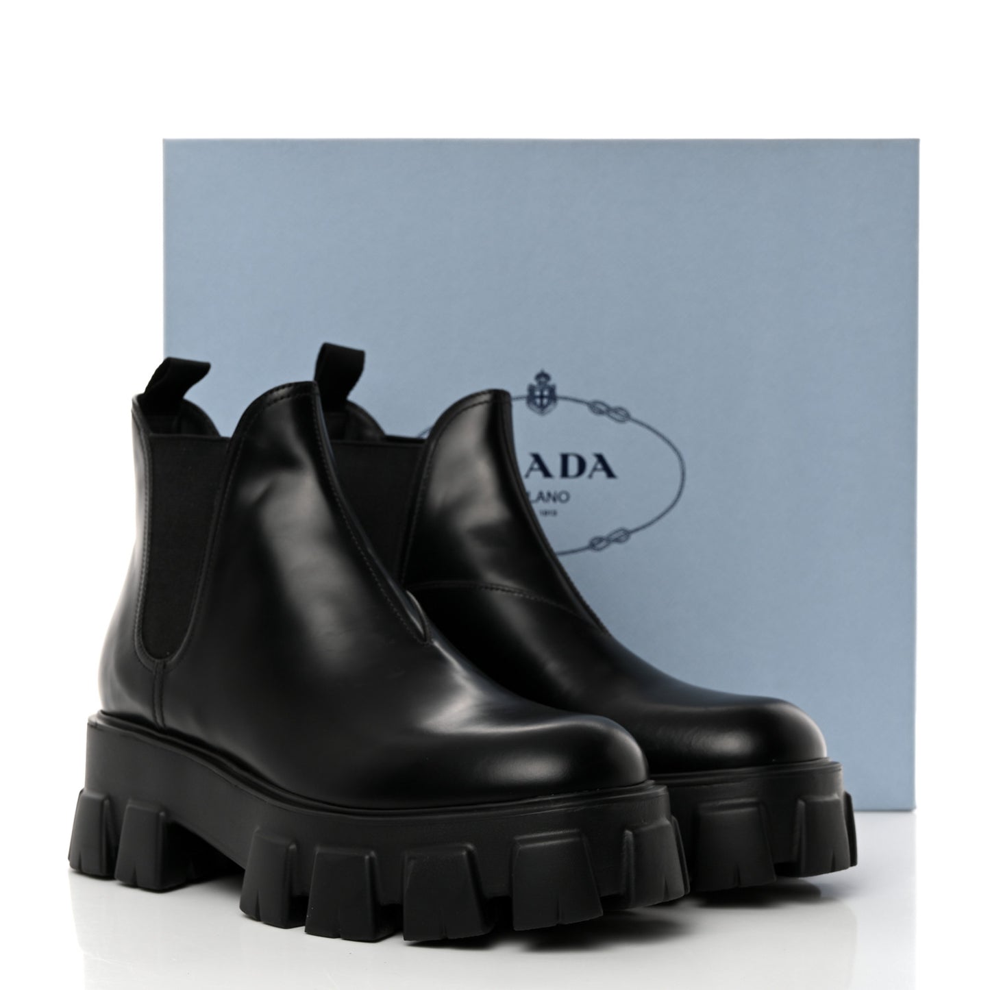 Spazzolato Rois Monolith Chelsea 55mm Ankle Boots 40.5 Black