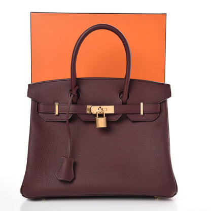 Hermes Togo Birkin 30 Bordeaux 32 of 32
