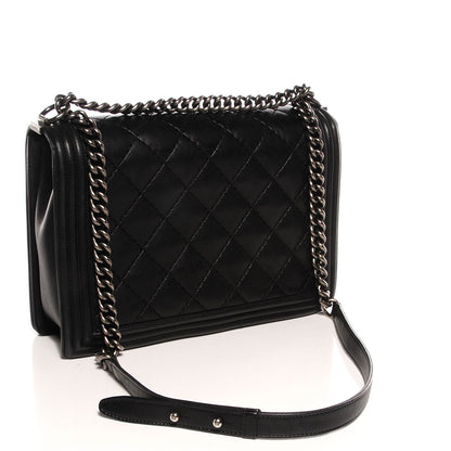 Chanel Calfskin Quilted Large Boy Flap Black 3 of 8
