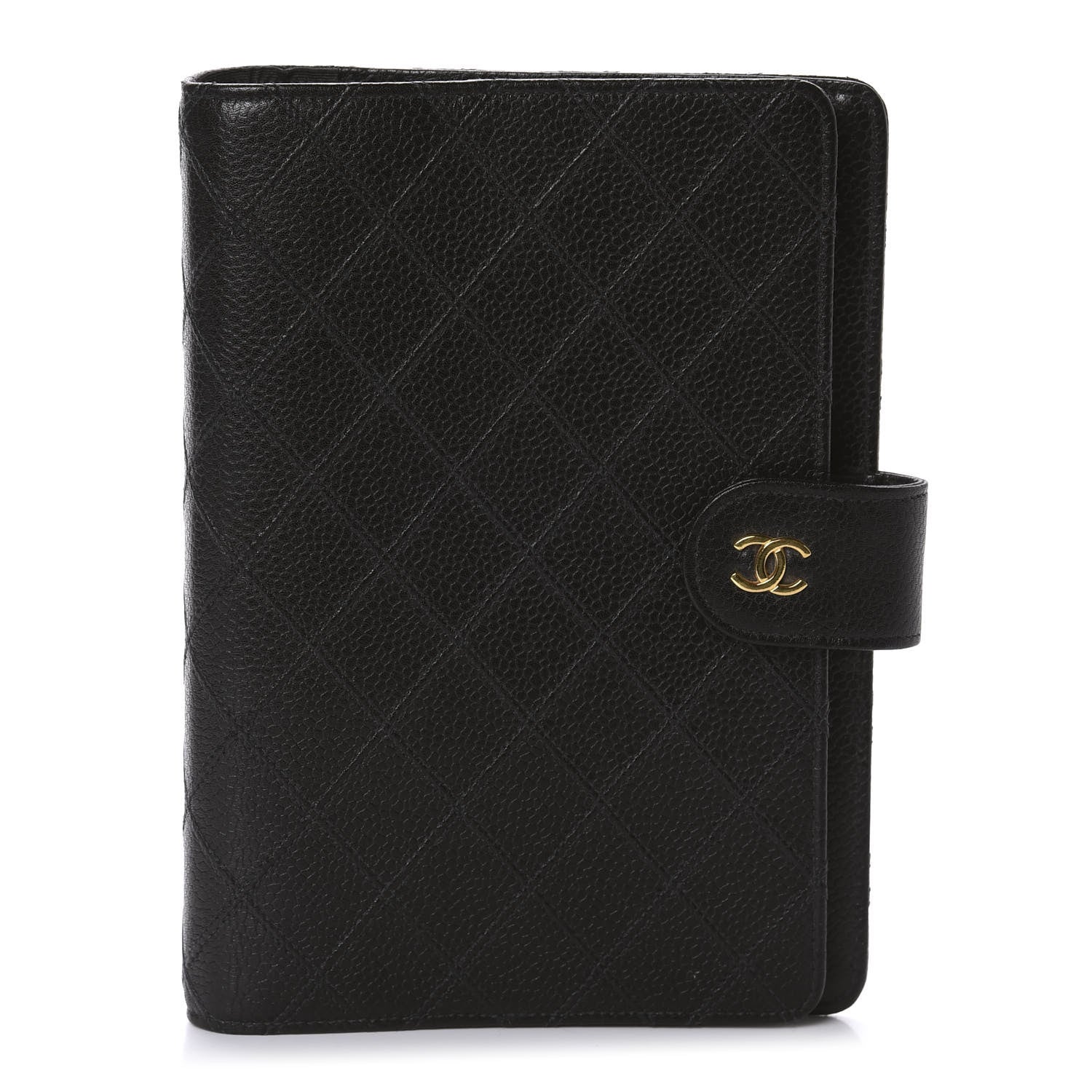 Chanel Caviar Stitched Agenda Cover Black 1 of 7