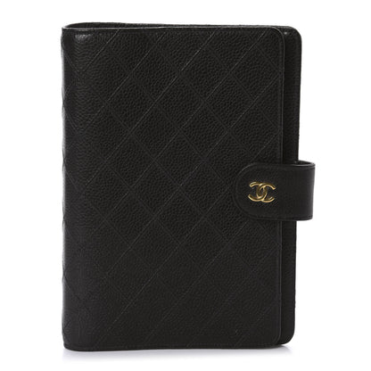 Chanel Caviar Stitched Agenda Cover Black 1 of 7