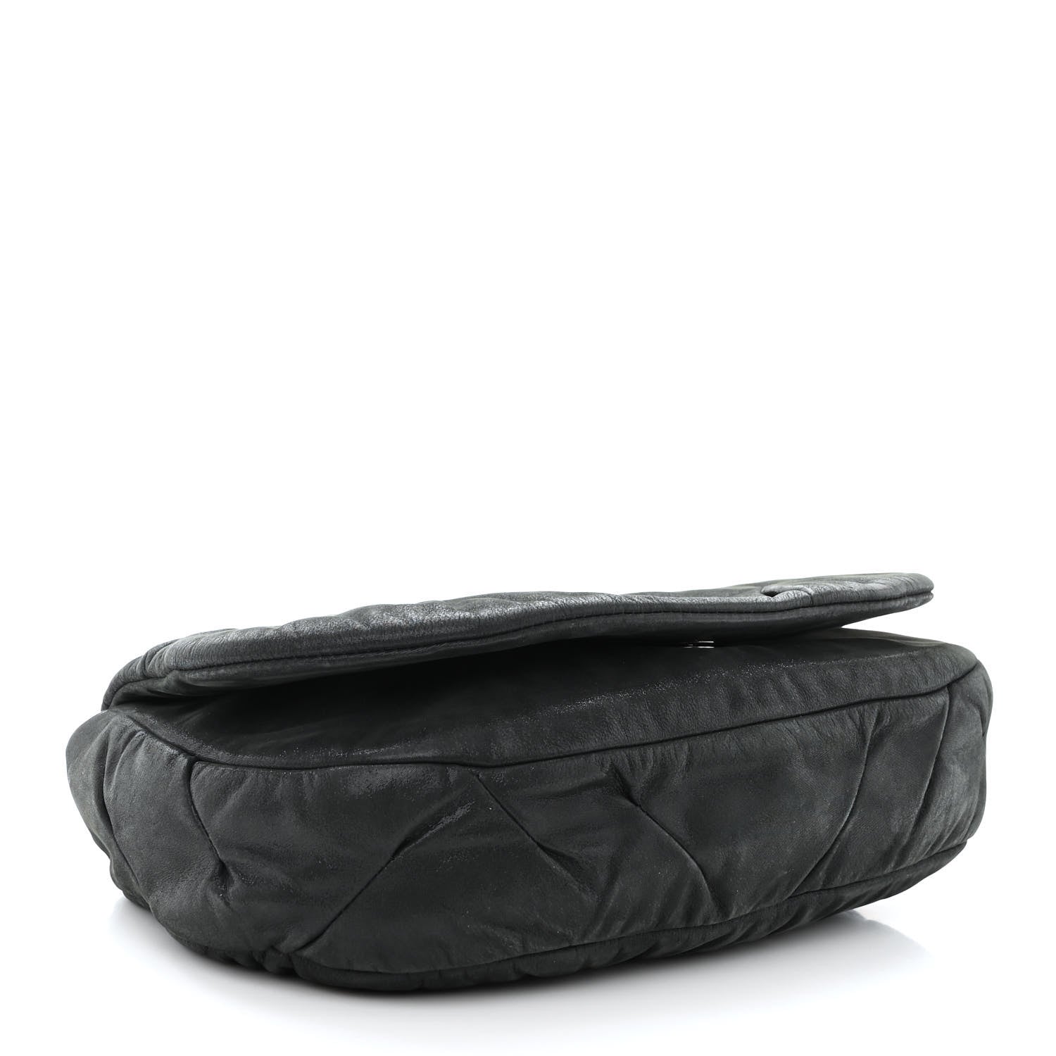 Chanel Iridescent Calfskin Glint Flap Black 4 of 11