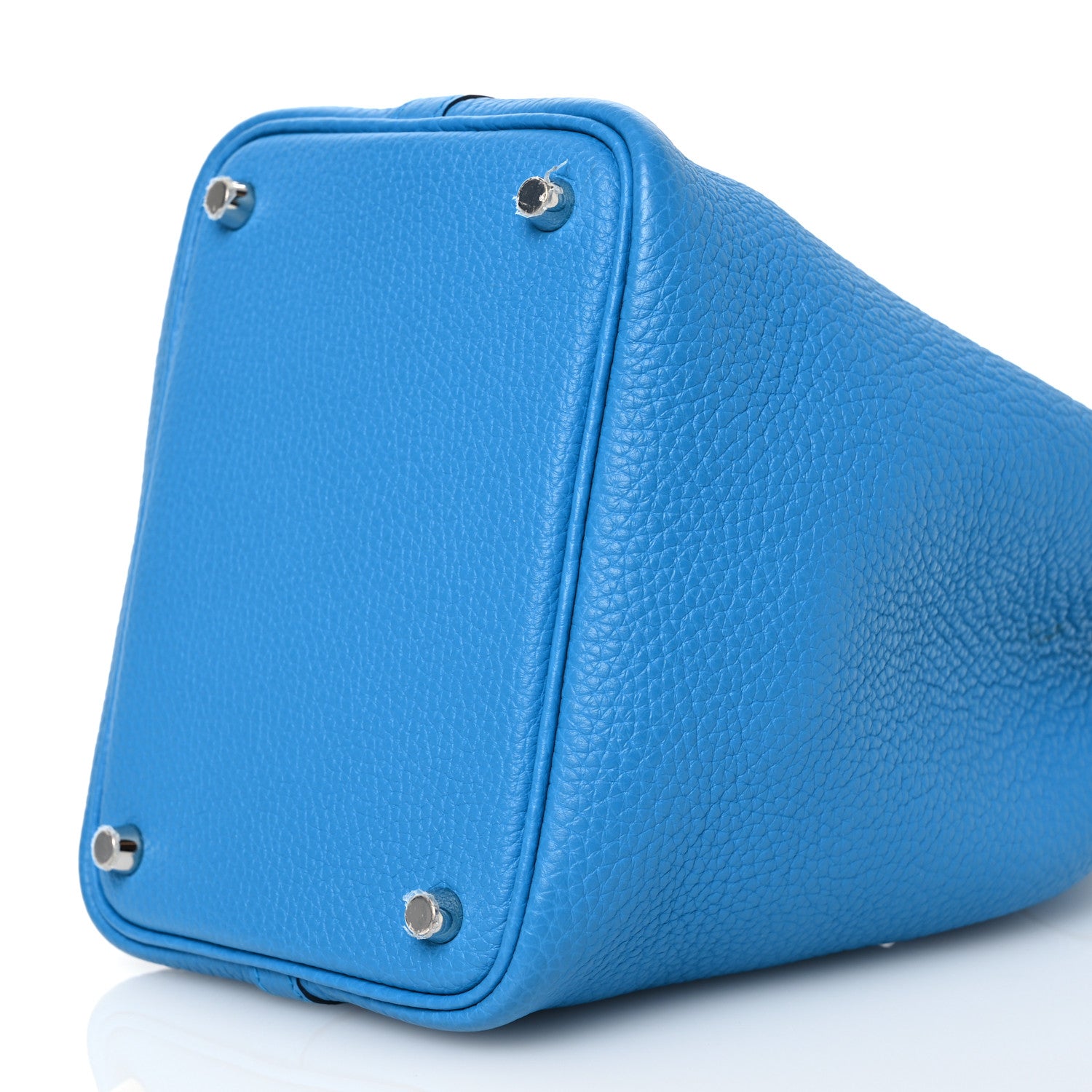 Hermes Taurillon Clemence Picotin Lock 18 PM Bleu Frida 10 of 16