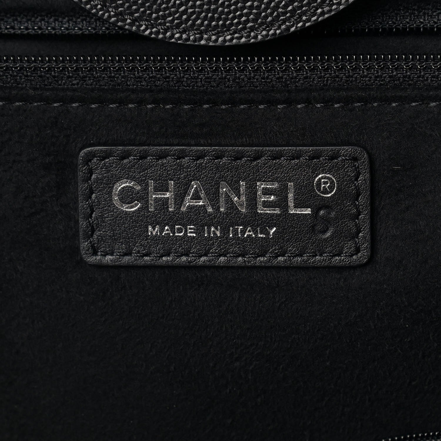 Chanel Caviar Medium Studded Deauville Tote Black 6 of 10