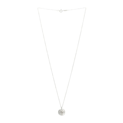 Tiffany Sterling Silver Mom Disc Pendant Necklace 3 of 6