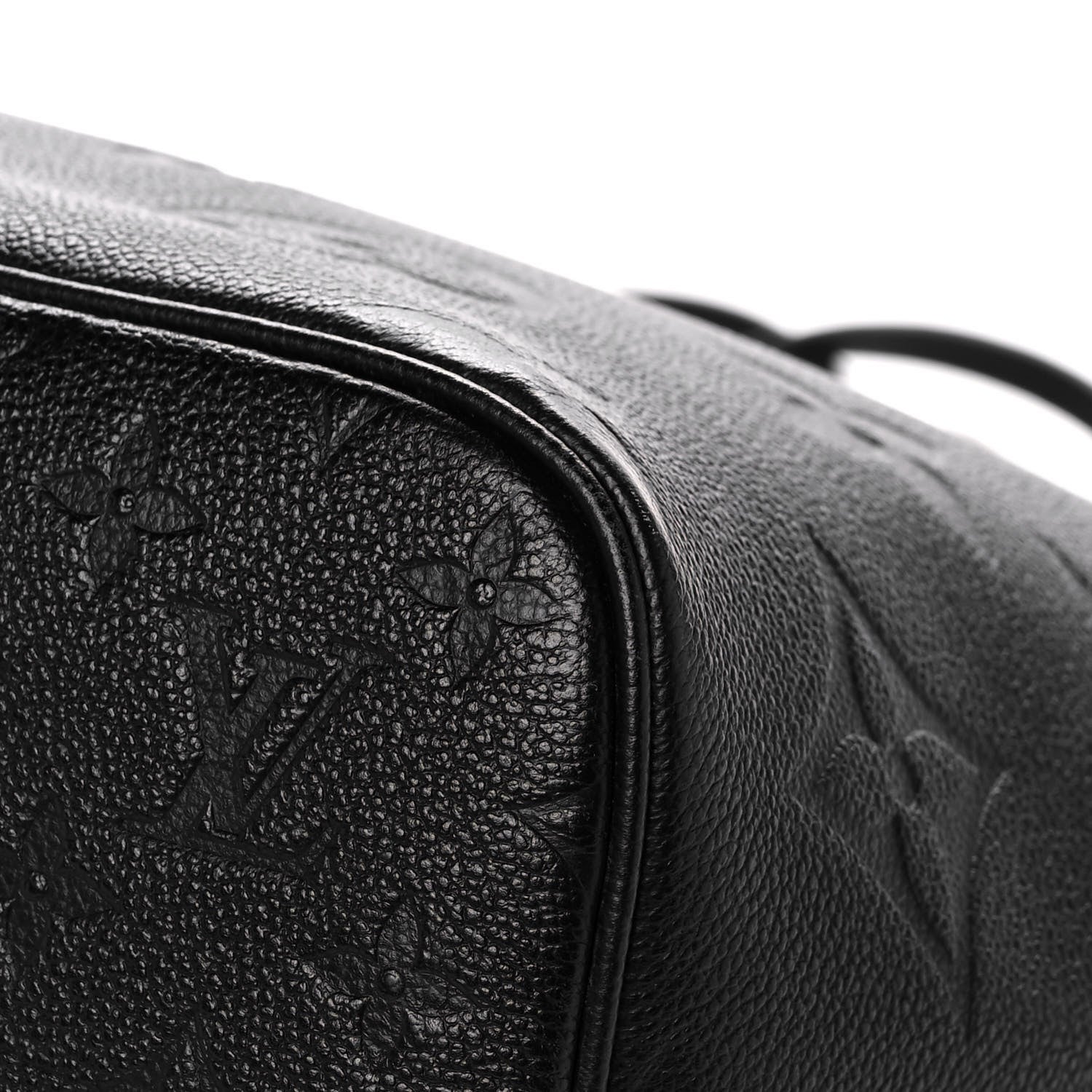 Louis Vuitton Empreinte Monogram Giant Neverfull MM Black 9 of 13