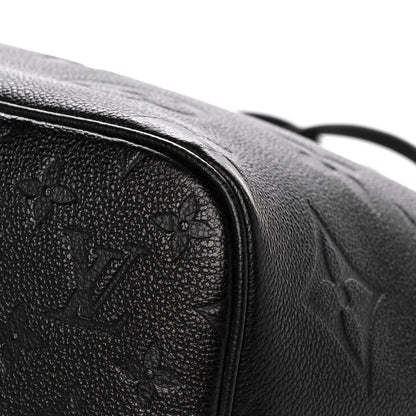 Louis Vuitton Empreinte Monogram Giant Neverfull MM Black 9 of 13
