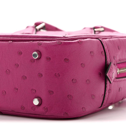 Hermes Ostrich Plume II Mini Rose Pourpre 19 of 21