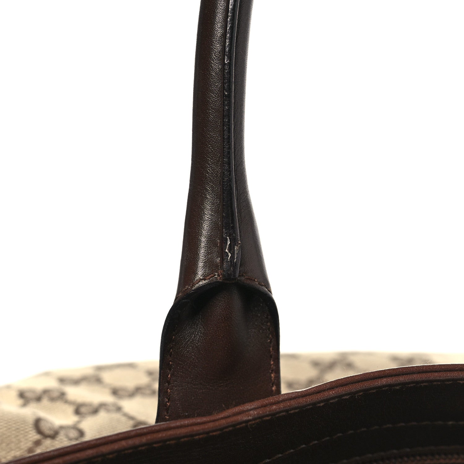 Gucci Monogram Tote Brown 12 of 13
