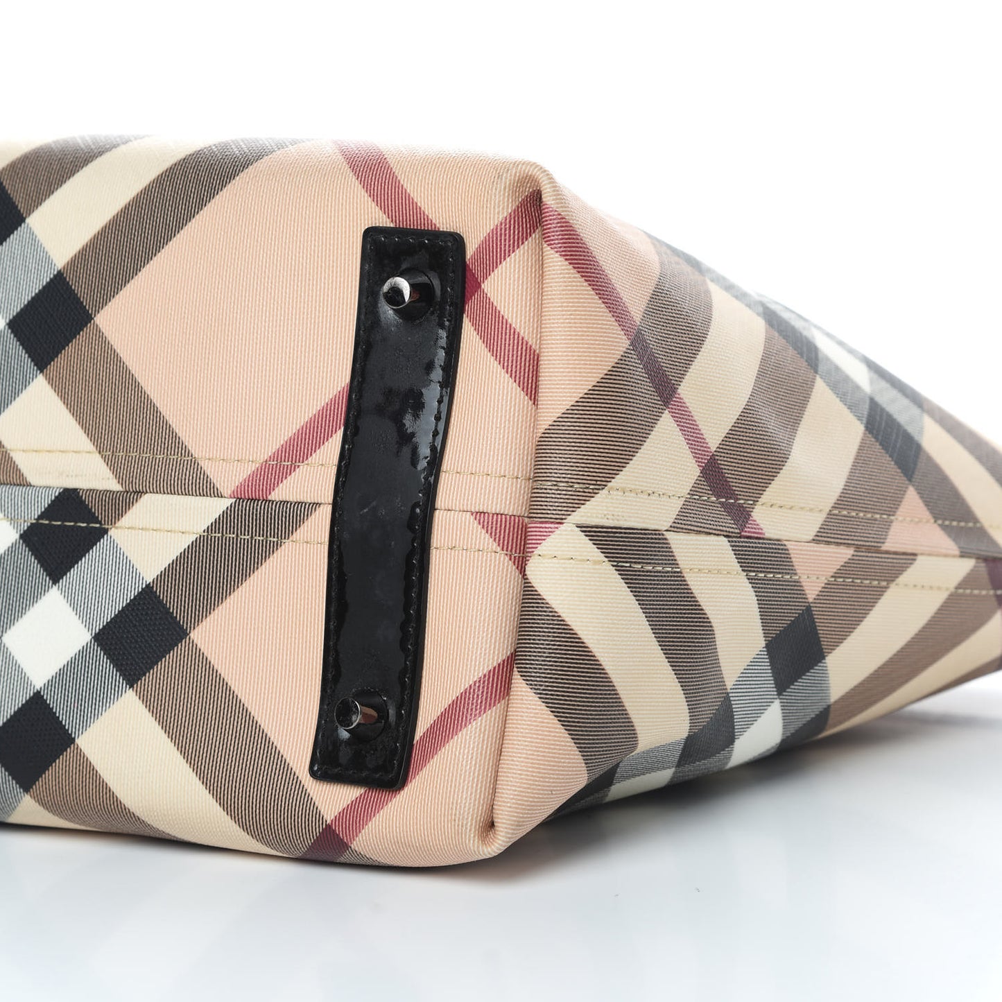 Nova Check Small Nickie Tote Black