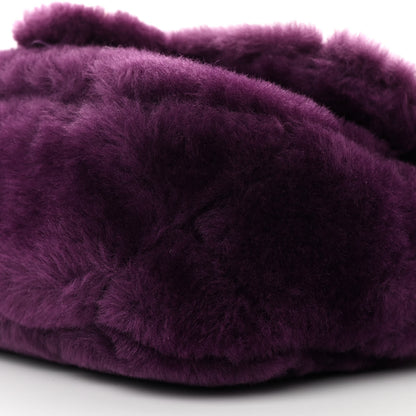 Chanel Shearling Lambskin Quilted Flap Purple 10 of 10