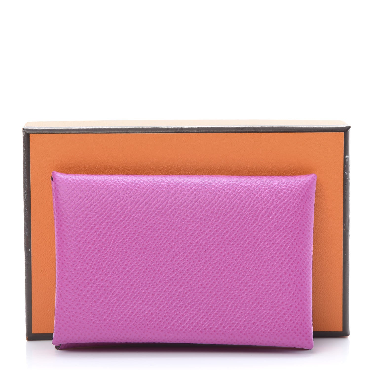 Hermes Epsom Calvi Card Case Magnolia 8 of 8